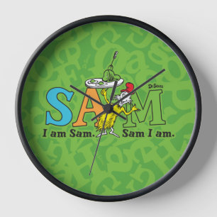 Dr. Seuss   I Am Sam. Sam I Am. Clock