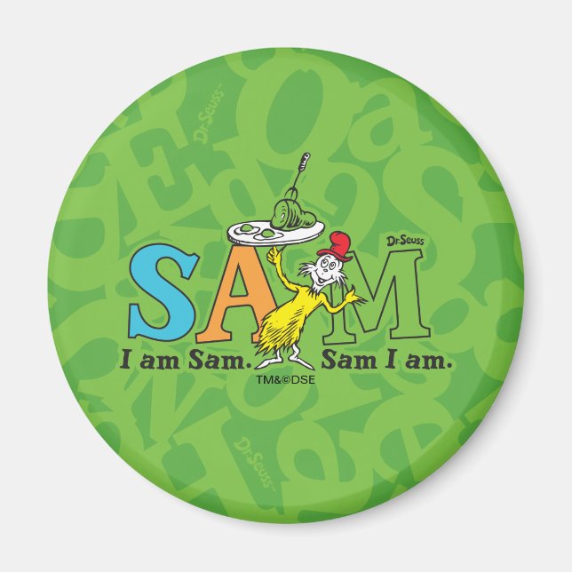 Dr. Seuss | I Am Sam. Sam I Am. Magnet (Front)
