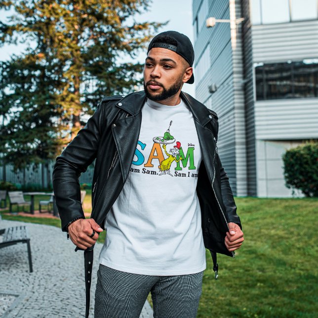 Dr. Seuss | I Am Sam. Sam I Am. Tri-Blend Shirt (Creator Uploaded)