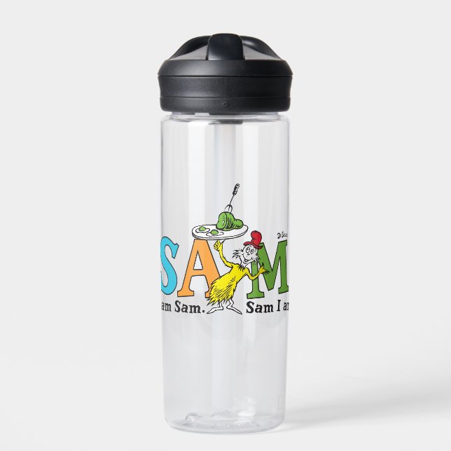Dr. Seuss | I Am Sam. Sam I Am. Water Bottle (Front)