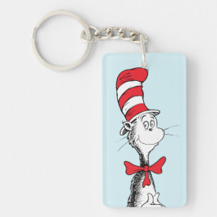 Dr. Seuss I Cat in the Hat Standing Tall Key Ring