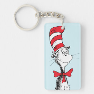 Dr. Seuss I Cat in the Hat Standing Tall Key Ring
