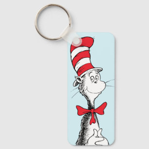 Dr. Seuss I Cat in the Hat Standing Tall Key Ring