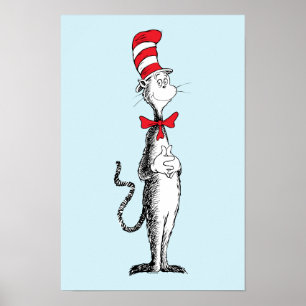 Dr. Seuss I Cat in the Hat Standing Tall Poster