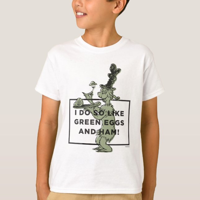 Dr. Seuss | I Do So Like Green Eggs and Ham T-Shirt (Front)