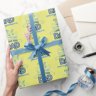 Dr. Seuss   I Love You Dad Everywhere Wrapping Paper