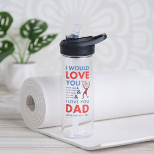 Dr. Seuss   I Love You Dad So Much You See Water Bottle