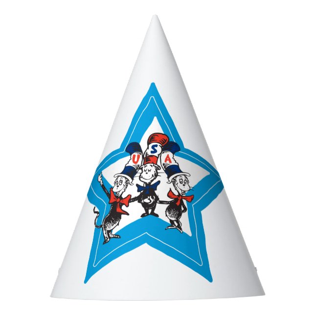 Dr. Seuss | Little Cats USA Hats Graphic (Front)