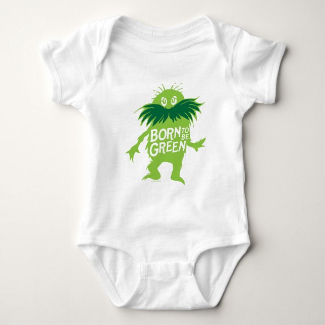 Dr. Seuss | Lorax - Born To Be Green Baby Bodysuit (Front)