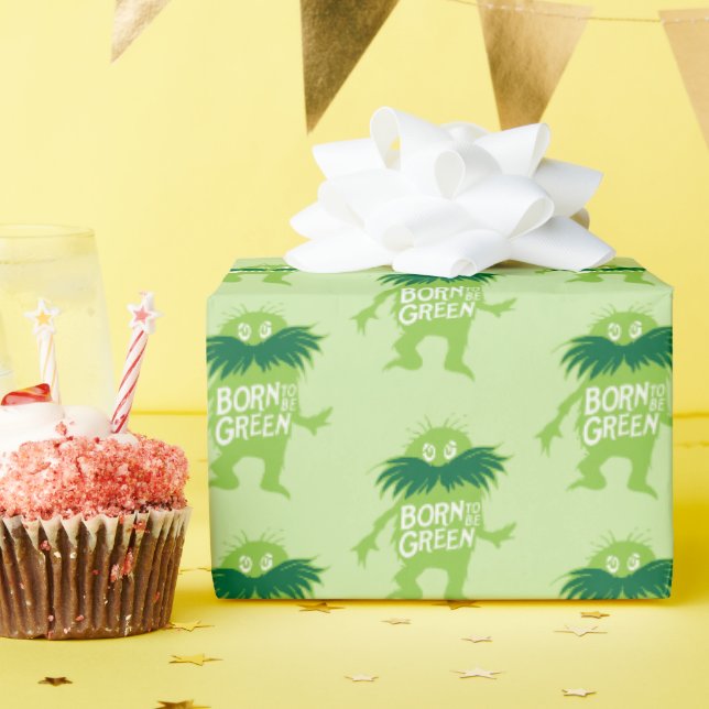 Dr. Seuss | Lorax - Born To Be Green Wrapping Paper (Birthday Party)