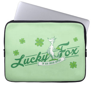 Dr. Seuss Lucky Fox In His Irish Socks Laptop Sleeve