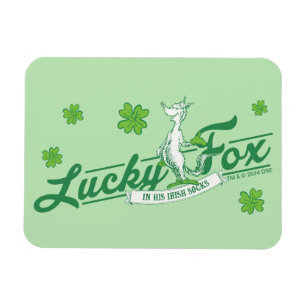 Dr. Seuss Lucky Fox In His Irish Socks Magnet