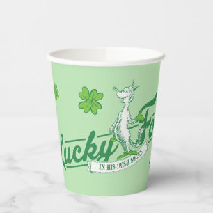 Dr. Seuss   Lucky Fox In His Irish Socks Paper Cups