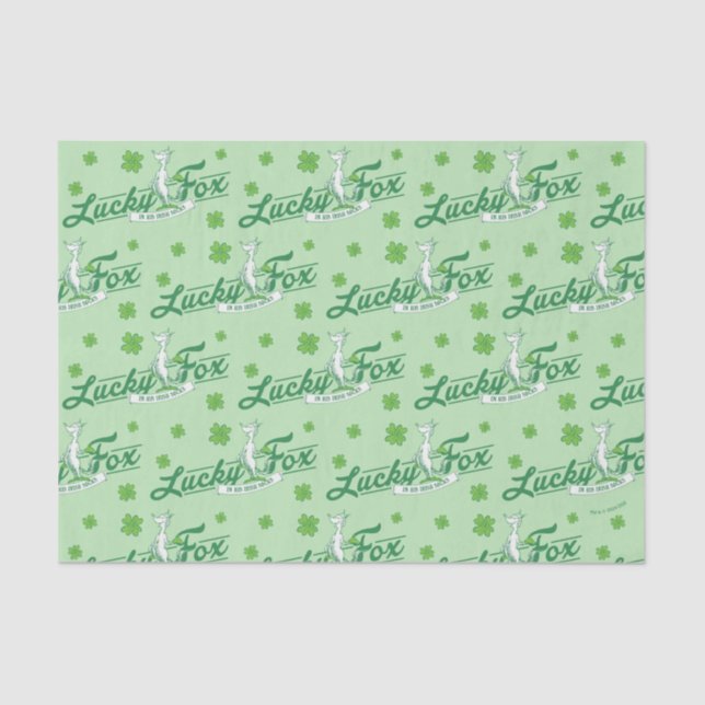Dr. Seuss | Lucky Fox In His Irish Socks Tissue Paper (Front)