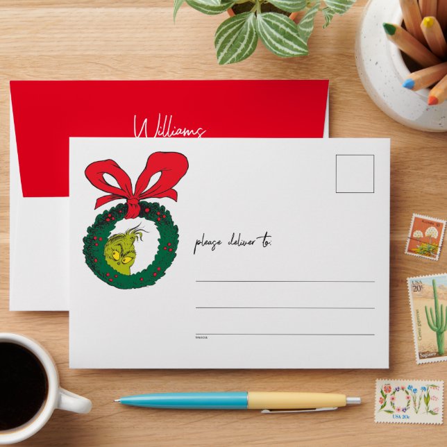 Dr. Seuss | Merry Grinchmas Envelope (Desk)