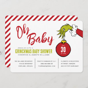 Dr. Seuss   Oh Baby Grinch Baby Shower