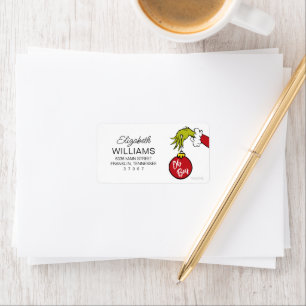 Dr. Seuss   Oh Boy Grinch Baby Shower Label