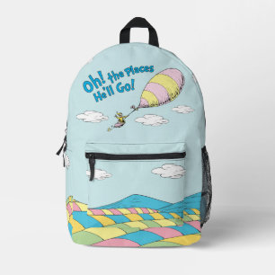 Dr. Seuss Oh, The Places He'll Go! Printed Backpack