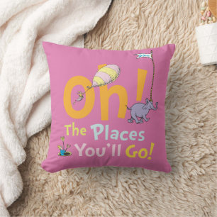 Dr. Seuss   Oh! The Places Parade Cushion