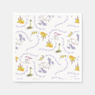 Dr. Seuss "Oh, the Places You'll Go!" Napkin