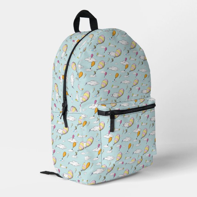 Dr. Seuss | Oh, The Places You'll Go! Printed Backpack (Back Corner Left)