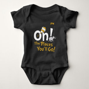 Dr. Seuss Oh, The Places You'll Go! Retro Baby Bodysuit