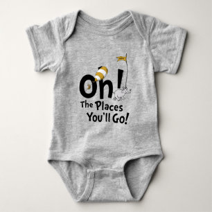 Dr. Seuss Oh, The Places You'll Go! Retro Baby Bodysuit