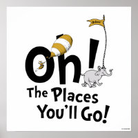 Dr. Seuss | Oh, The Places You'll Go! Retro
