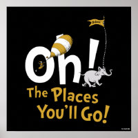 Dr. Seuss | Oh, The Places You'll Go! Retro
