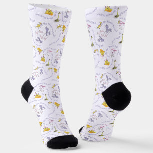 Dr. Seuss "Oh, the Places You'll Go!" Socks