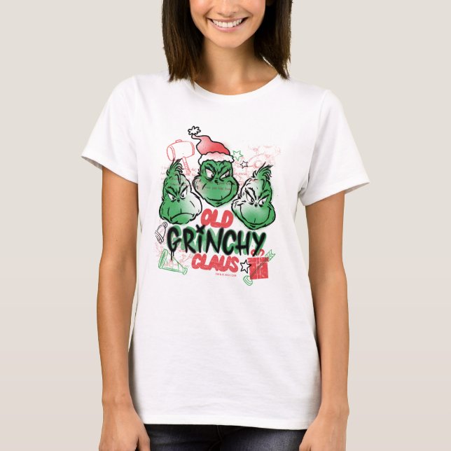 Dr. Seuss | Old Grinch Claus T-Shirt (Front)
