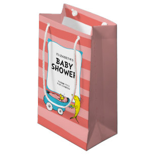 Dr. Seuss   One Fish - Girl Baby Shower Small Gift Bag