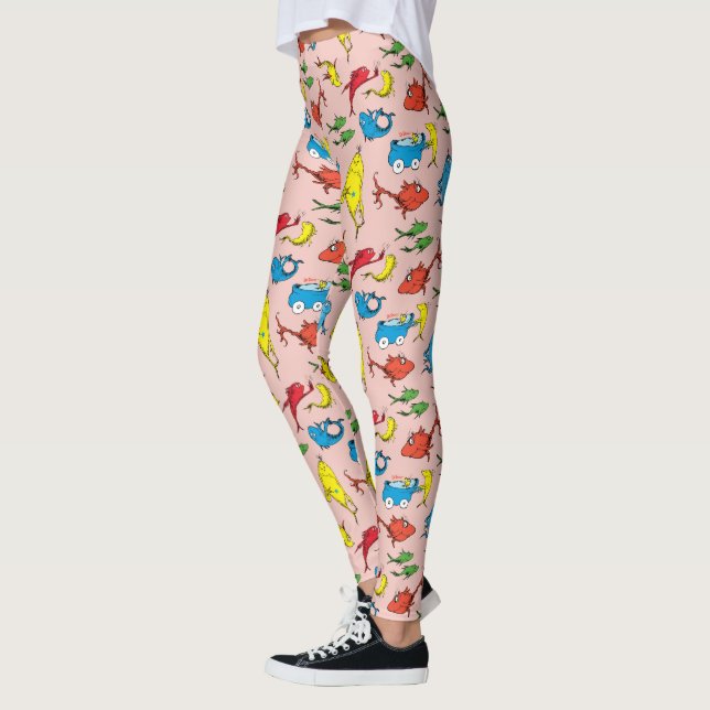 Dr. Seuss | One Fish Two Fish Pattern Leggings (Left)