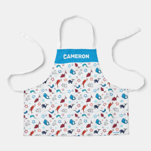 Dr. Seuss   One Fish Two Fish Star Pattern Apron