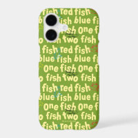 Dr. Seuss | One Fish Two Fish Typography Pattern