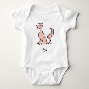 Dr. Seuss   Pink Fox Baby Bodysuit