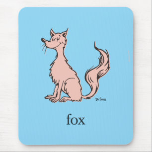 Dr. Seuss   Pink Fox Mouse Pad