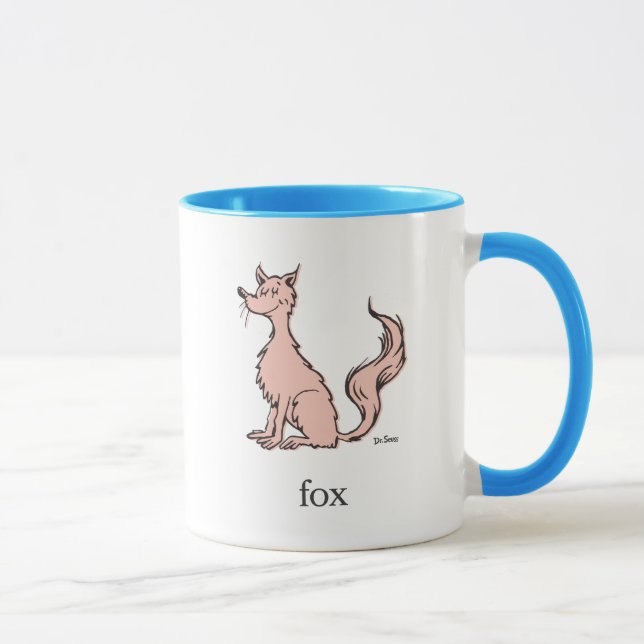 Dr. Seuss | Pink Fox Mug (Right)