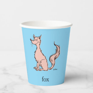 Dr. Seuss Pink Fox Paper Cups