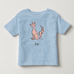 Dr. Seuss   Pink Fox Toddler T-Shirt