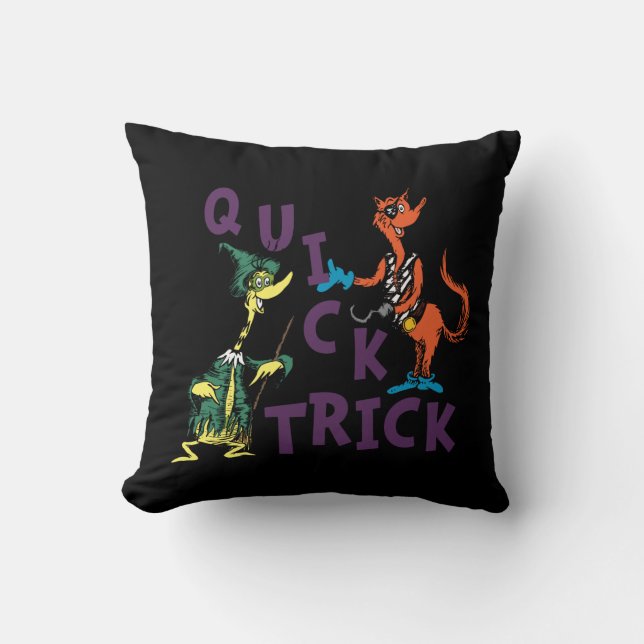 Dr. Seuss | Quick Trick Halloween Graphic Cushion (Front)