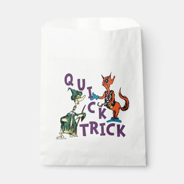 Dr. Seuss | Quick Trick Halloween Graphic Favour Bag (Front)