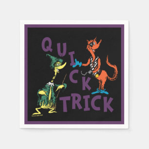Dr. Seuss   Quick Trick Halloween Graphic Napkin