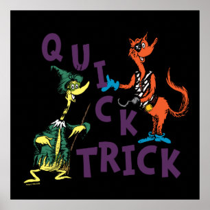 Dr. Seuss   Quick Trick Halloween Graphic Poster
