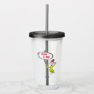 Dr. Seuss Sam-I-Am Holding Sign Acrylic Tumbler