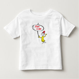 Dr. Seuss   Sam-I-Am Holding Sign Toddler T-Shirt