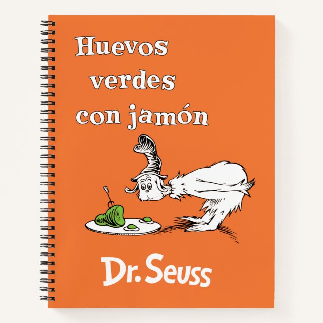 Dr. Seuss Spanish Green Eggs and Ham Notebook (Front)