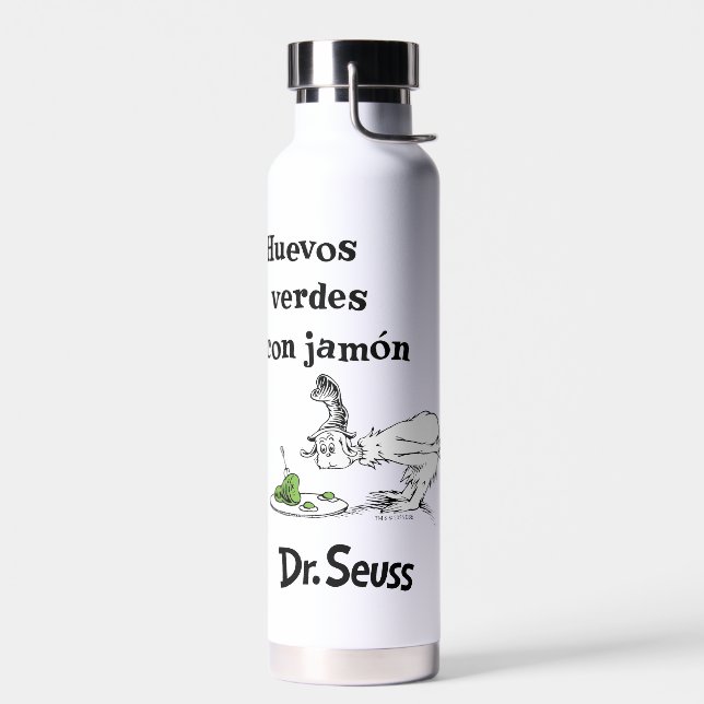 Dr. Seuss Spanish Green Eggs and Ham Water Bottle (Left)