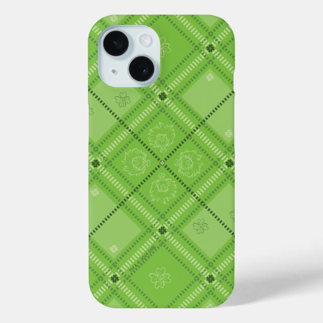 Dr. Seuss | St. Patrick's Day Plaid Pattern Case-Mate iPhone Case (Back)