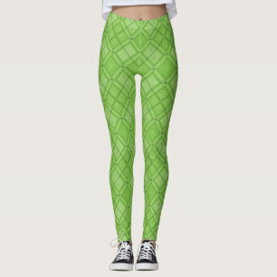 Dr. Seuss   St. Patrick's Day Plaid Pattern Leggings